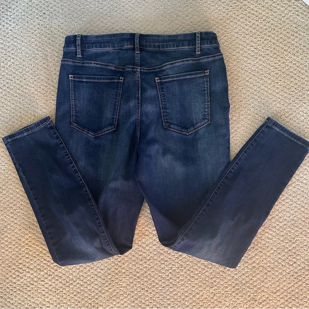 Vera Wang Blue Skinny Jeans Stretchy Denim Women’s 14